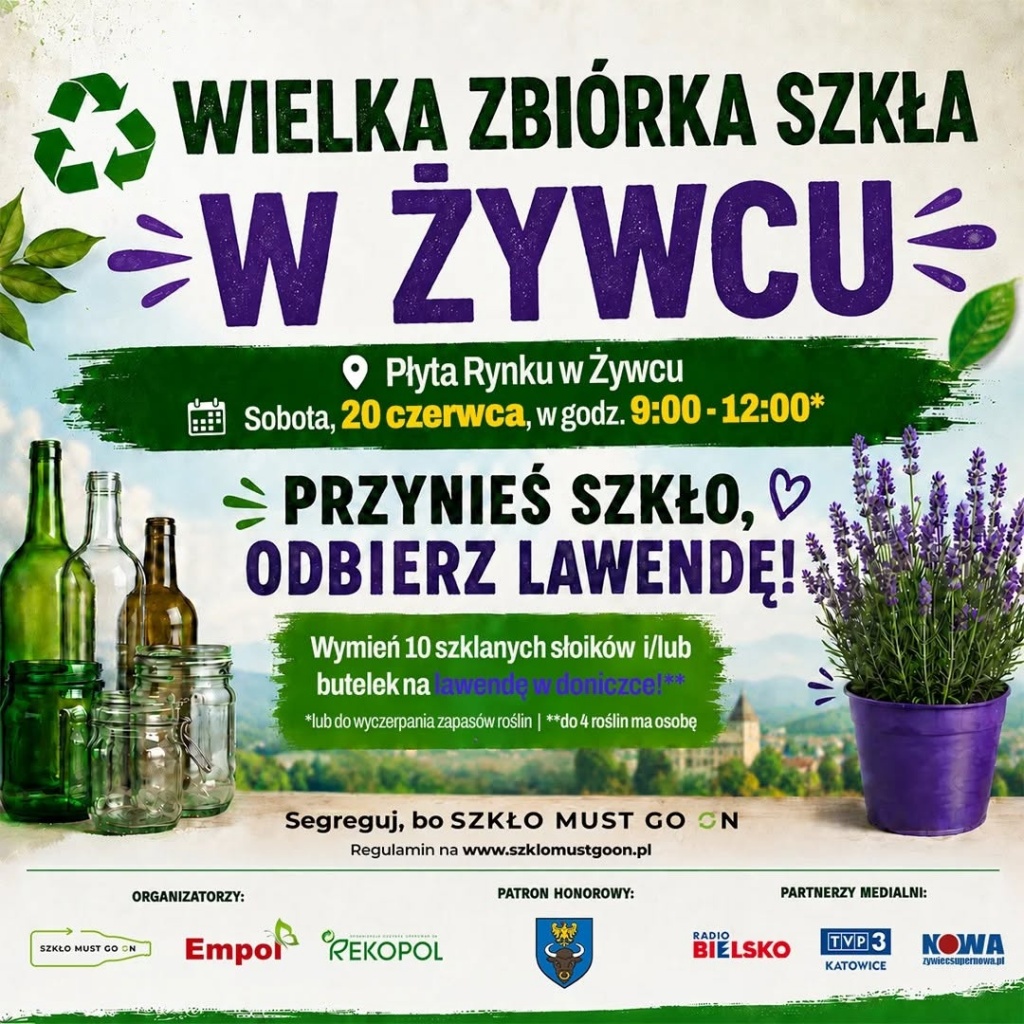 Plakat Szkło Must Go On
