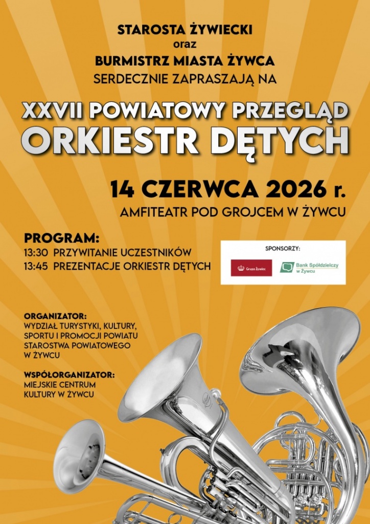 Plakat Przegląd Orkiestr Dętych