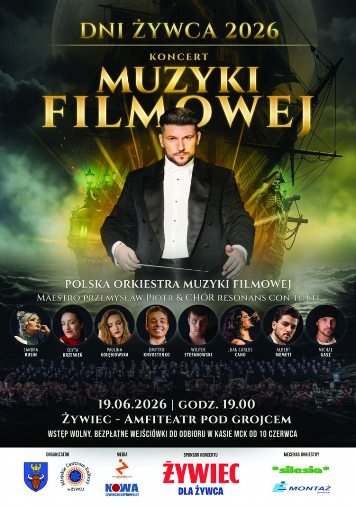 Plakat Koncert Muzyki Filmowej