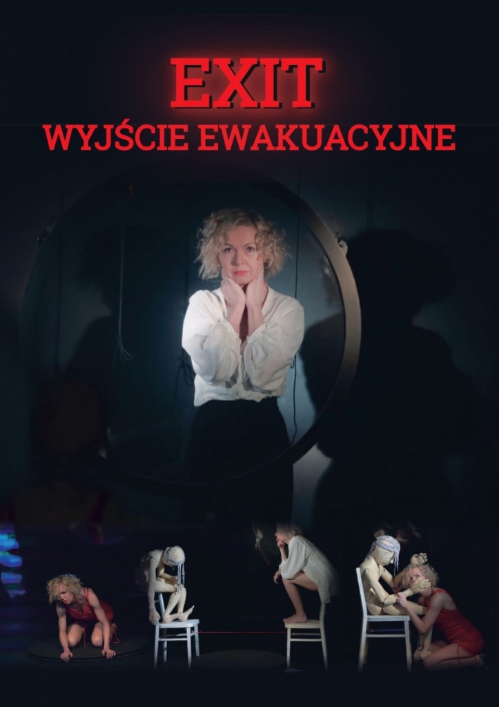 Plakat EXIT. Wyjście Ewakuacyjne
