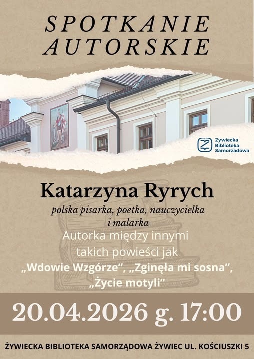 Plakat Spotkanie Autorskie
