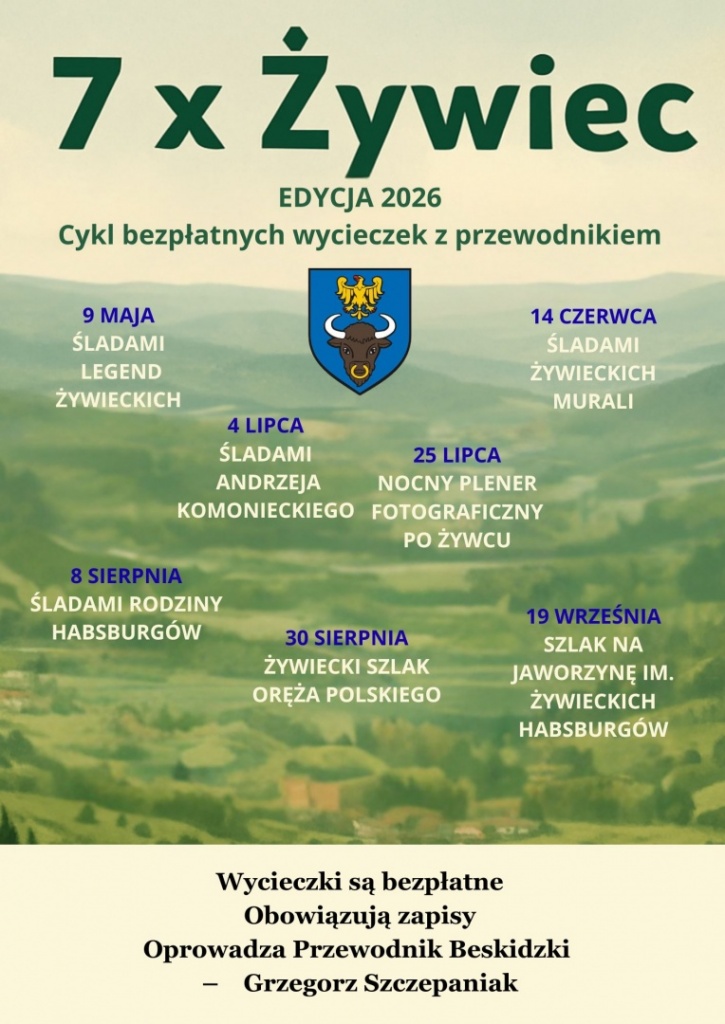 Plakat Wycieczka 7x Żywiec 