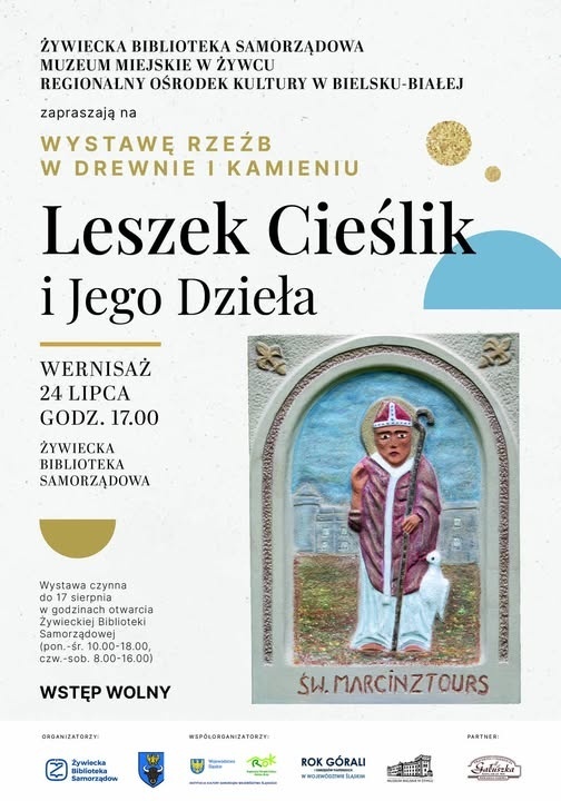 Plakat Wystawa Rzeźb W&nbsp;Drewnie I&nbsp;Kamieniu