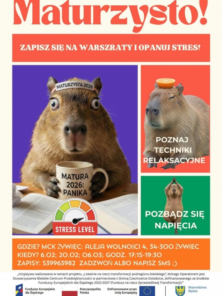 Plakat Warsztaty Dla Maturzyst&oacute;w