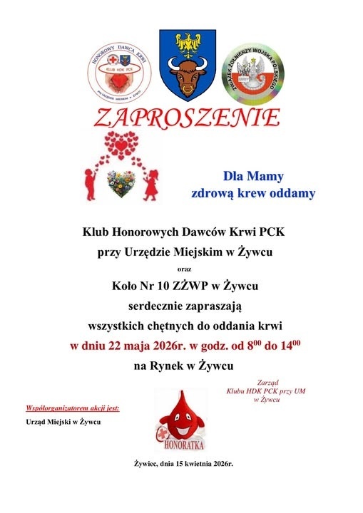 Plakat Akcja Krwiodawstwa