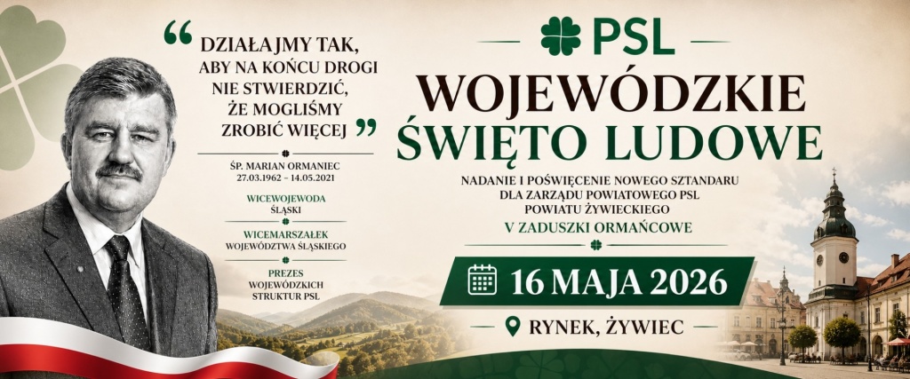 Plakat Święto Ludowe