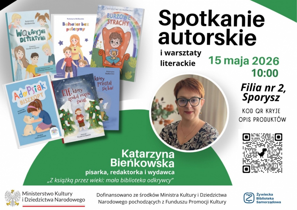Plakat Spotkanie z&nbsp;Katarzyną Bieńkowską