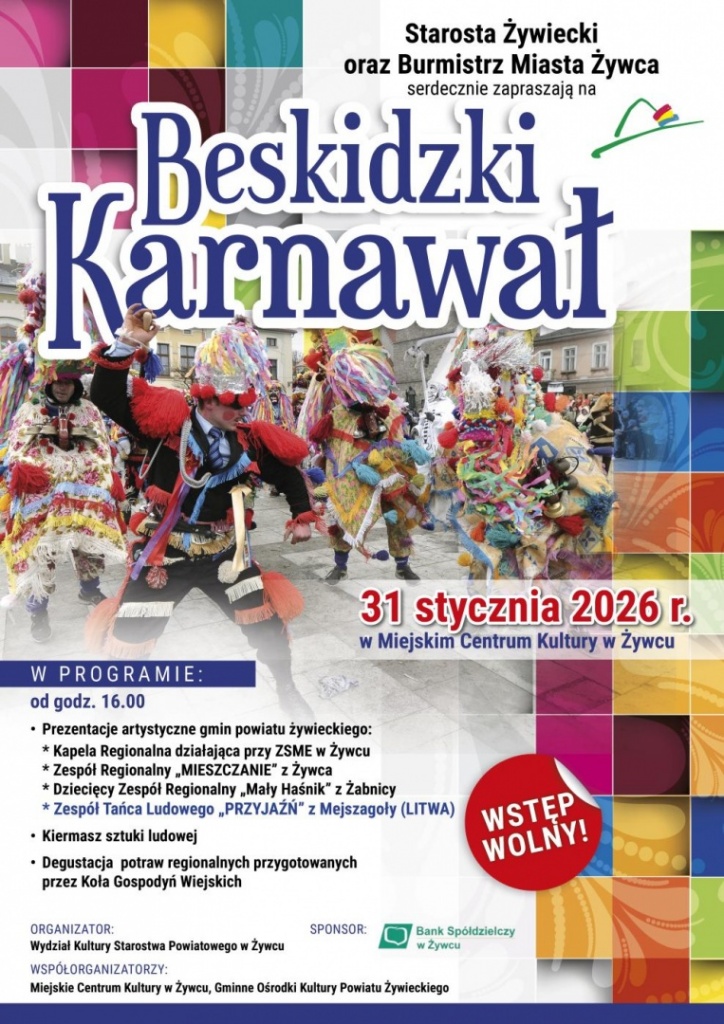 Plakat Beskidzki Karnawał 