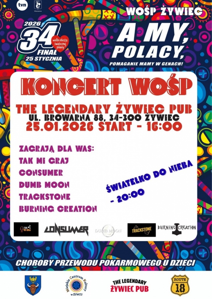 Plakat Koncert WOŚP