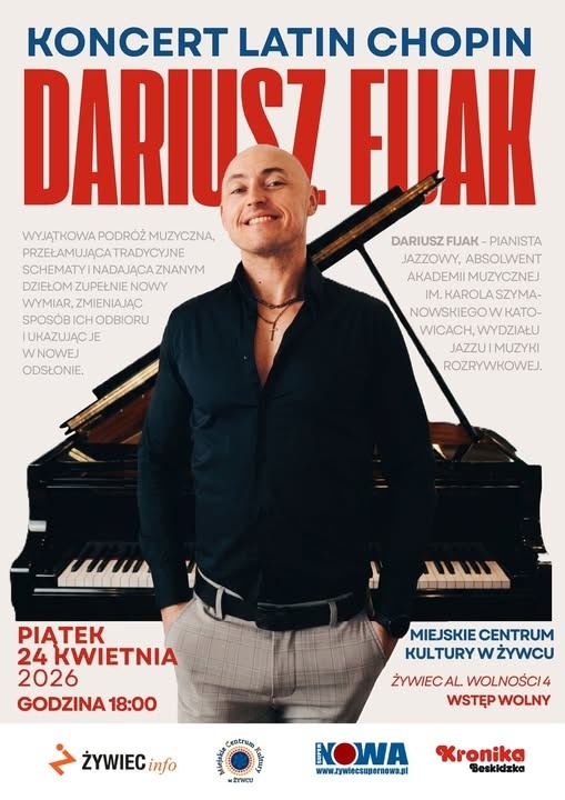 Plakat Koncert Latin Chopin