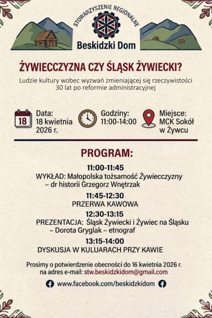 Plakat Żywiecczyzna czy Śląsk Żywiecki