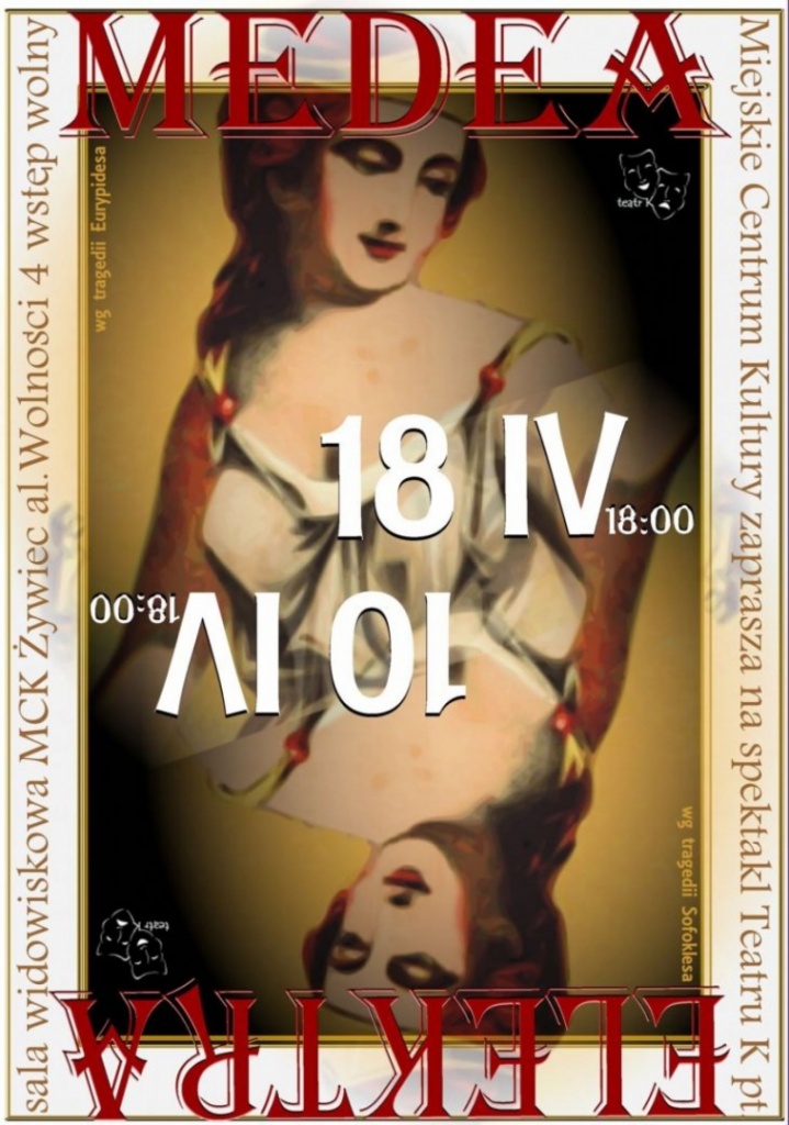 Plakat Spektakl MEDEA/ELEKTRA