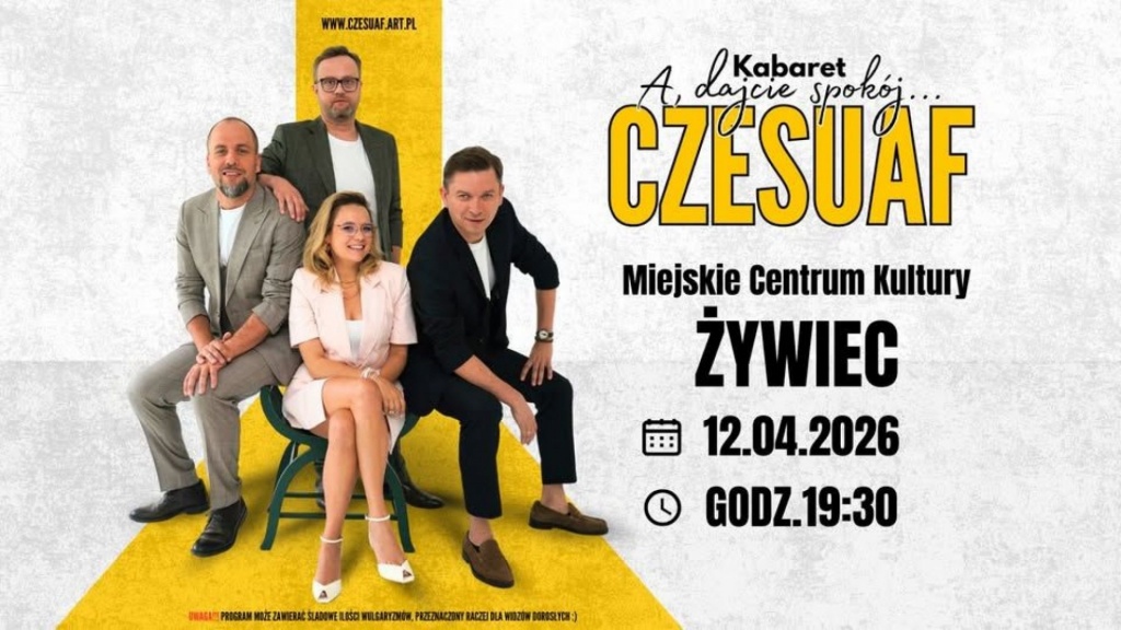 Plakat Kabaret Czesuaf