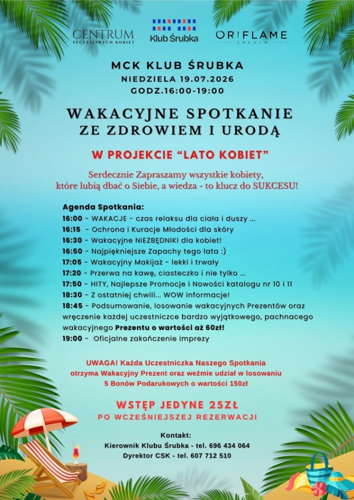 Plakat Spotkanie Ze Zdrowiem i&nbsp;Urodą