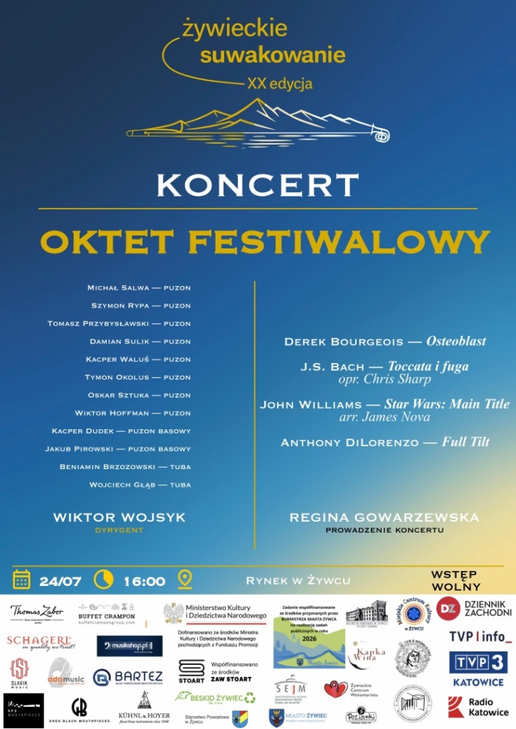 Plakat Koncert Młodego Oktetu
