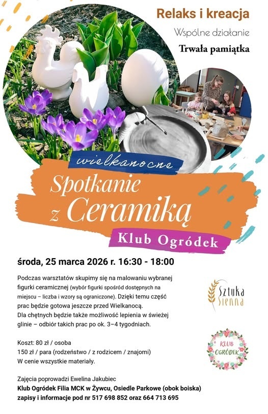 Plakat Wielkanocne Spotkanie z&nbsp;Ceramiką