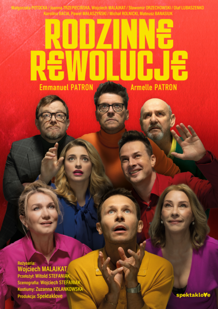 Plakat Spektakl RODZINNE REWOLUCJE