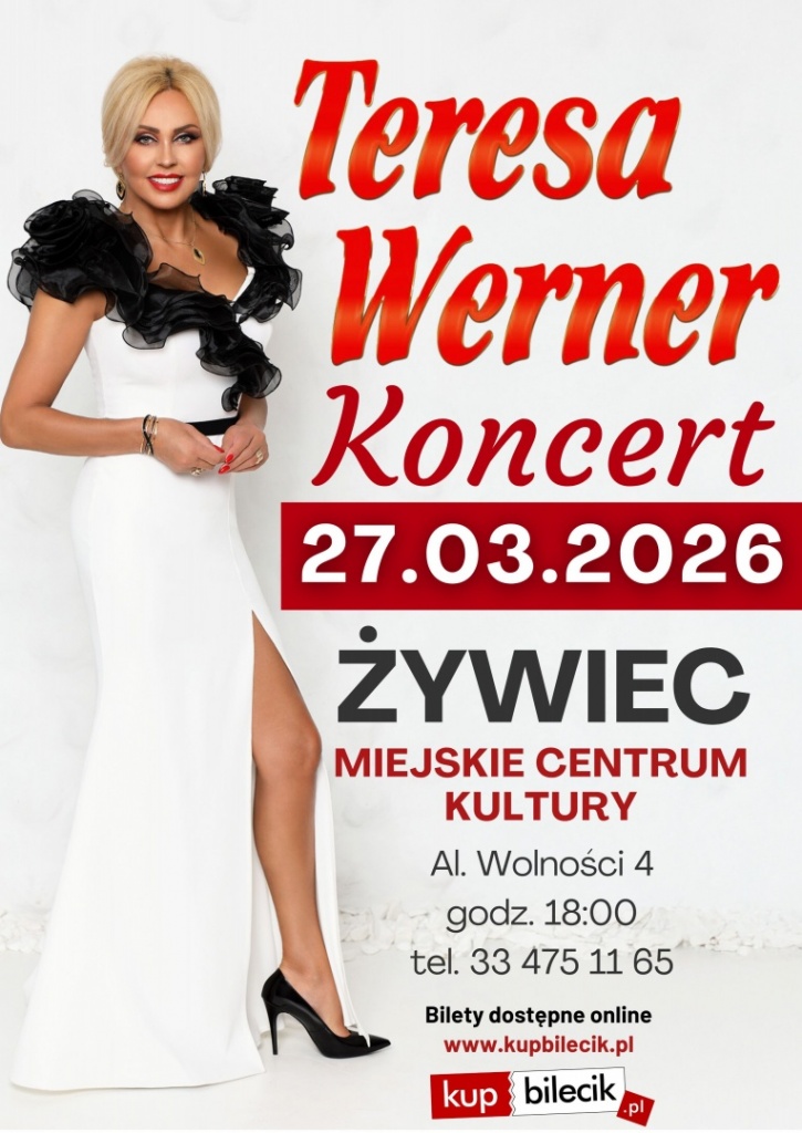 Plakat Koncert Teresa Werner