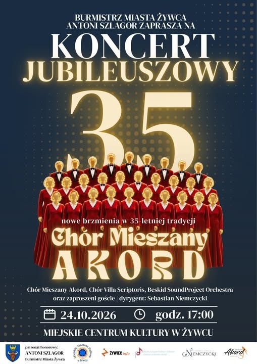Plakat KoncertCh&oacute;ru Mieszanego AKORD 