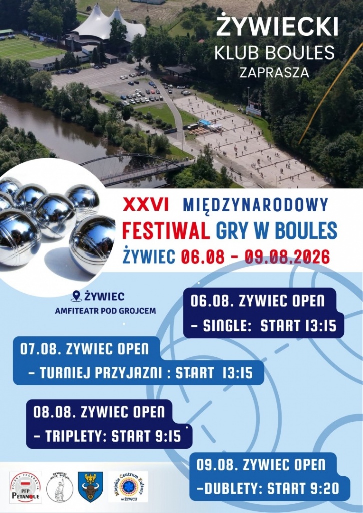 Plakat Festiwal Gry w&nbsp;Boules