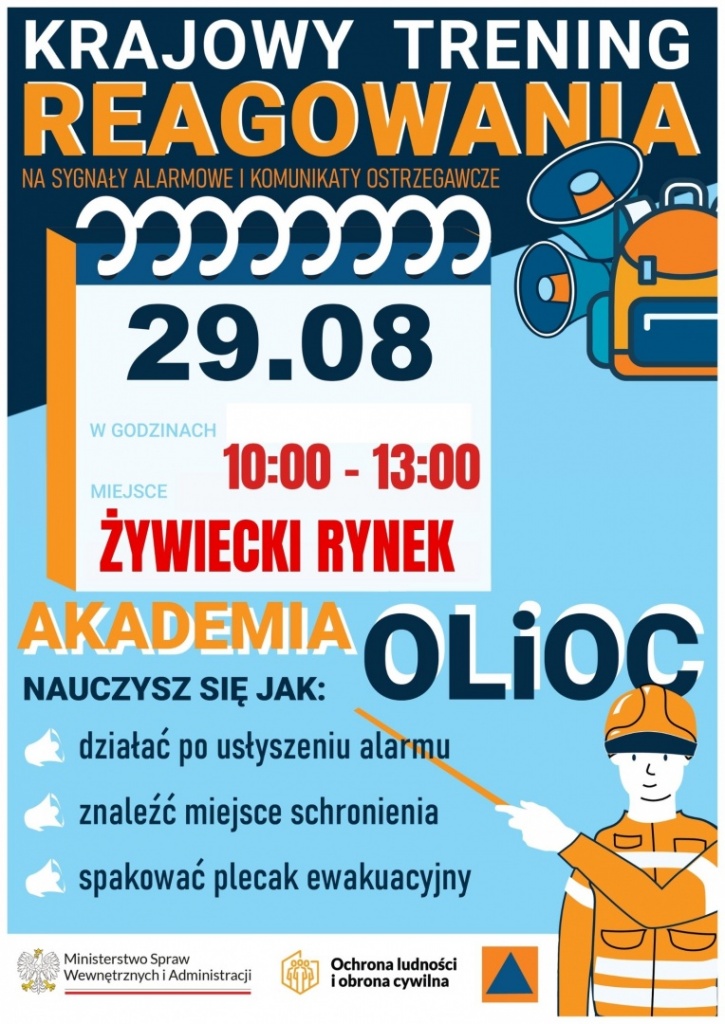 Plakat Krajowy Trening Reagowania 