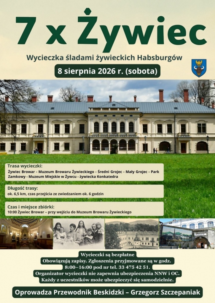 Plakat Śladami Rodziny Habsburg&oacute;w.