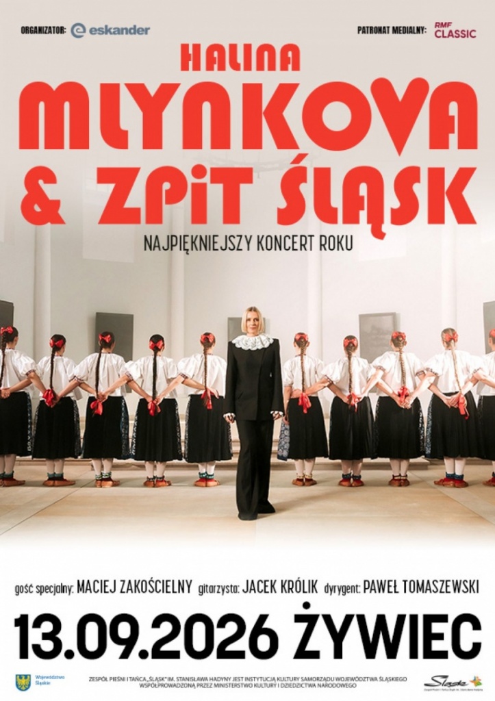 Plakat Halina Mlynkova & ZPiT Śląsk